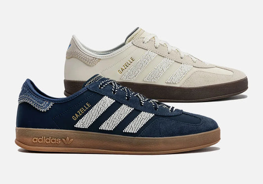 Primeiras imagens da colaboração CLOT x Adidas Gazelle