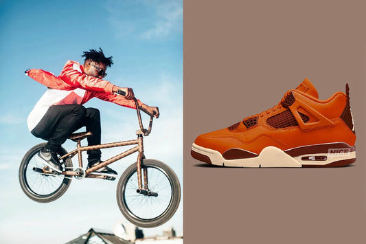 Nigel Sylvester ganhará um Air Jordan 4 apelidado de "Bike Air"