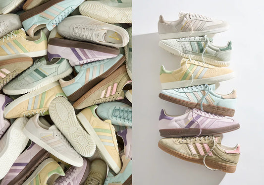 Kith colabora com Adidas em coleção de tênis com tons pastéis