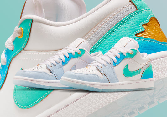 Este novo Air Jordan 1 Low ganha um visual colorido