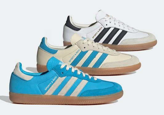 Adidas e Sporty & Rich lançam três novos Samba