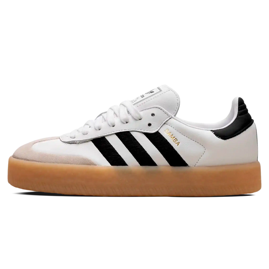 Tênis Adidas Sambae Feminino "White Black" Branco / Preto