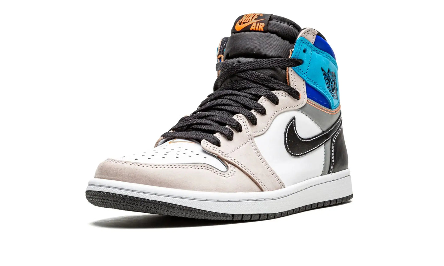 Tênis Air Jordan 1 High "Prototype" Cinza / Azul