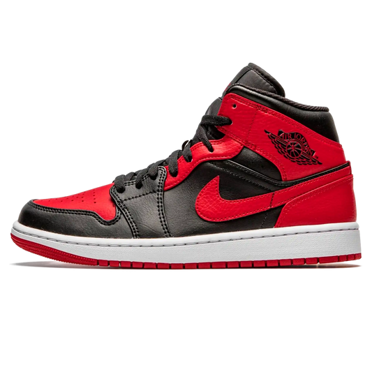 Tênis Air Jordan 1 Mid "Banned" Vermelho / Preto