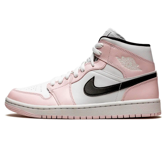 Tênis Air Jordan 1 Mid Feminino "Barely Pink" Rosa