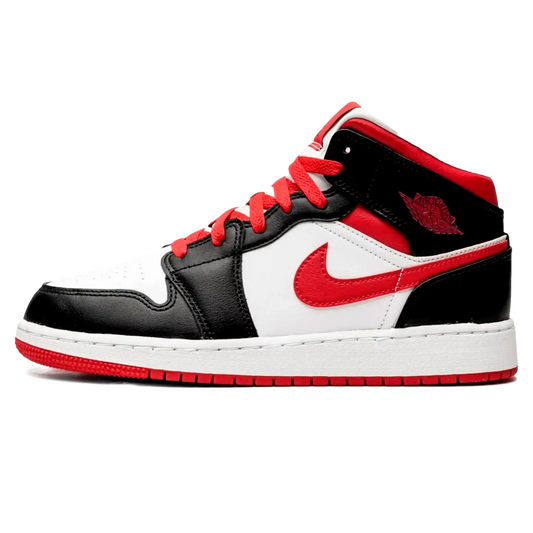 Tênis Air Jordan 1 Mid "Black Gym Red" Vermelho