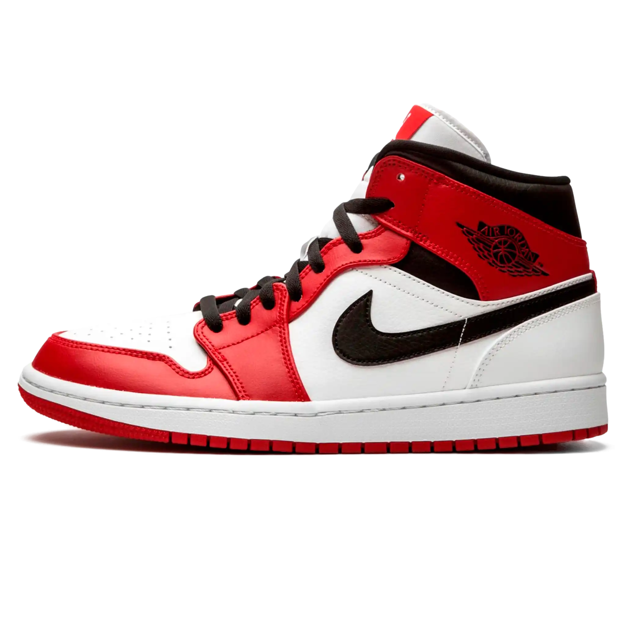 White air top jordan mid