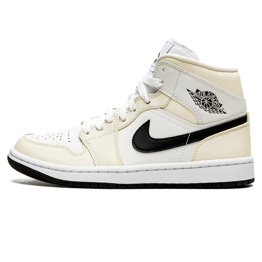 Tênis Air Jordan 1 Mid Feminino "Coconut MIlk" Amarelo