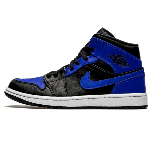 Tênis Air Jordan 1 Mid "Hyper Royal" Azul / Preto