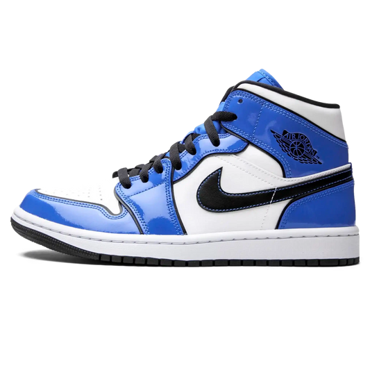 Tênis Air Jordan 1 Mid Feminino "Signal Blue" Azul