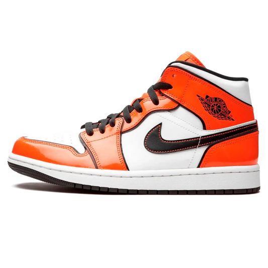 Tênis Air Jordan 1 Mid Feminino "Turf Orange" Laranja