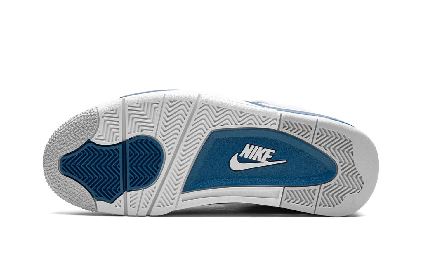Tênis Air Jordan 4 "Military Blue" Branco / Azul