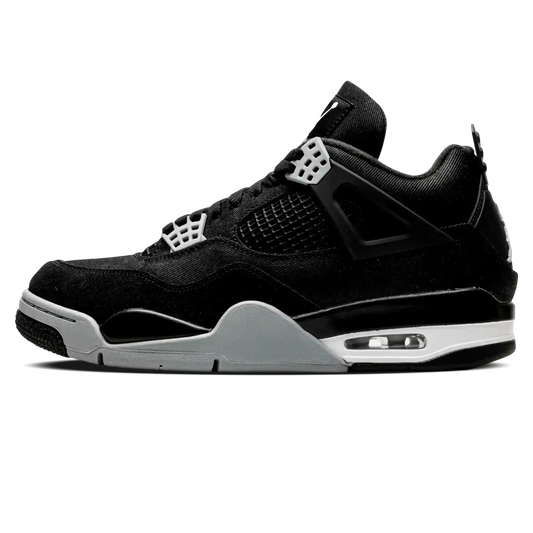 Tênis Air jordan 4 "Black Canvas" Preto