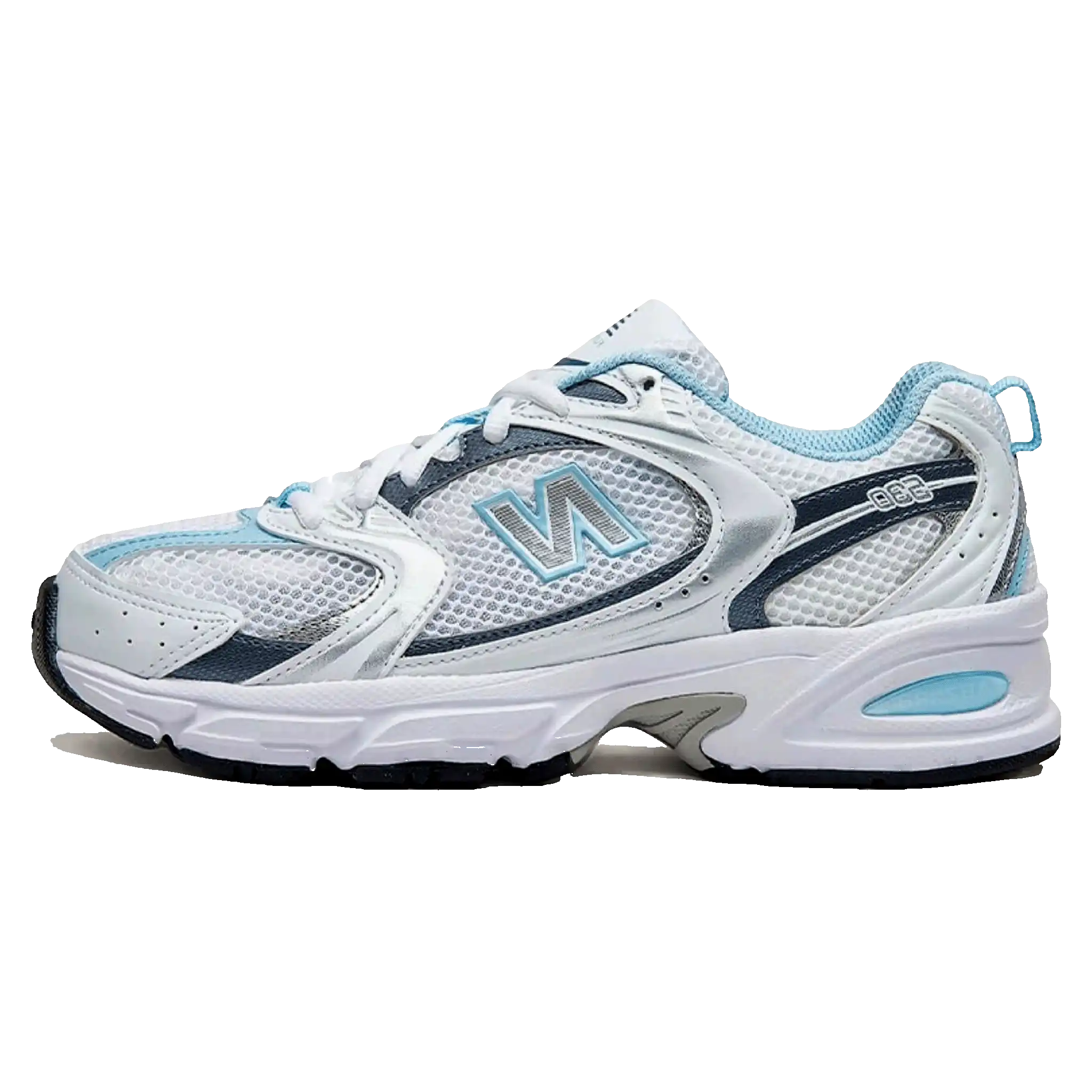 Tenis New Balance 530 White Light Chrome Blue Branco Azul