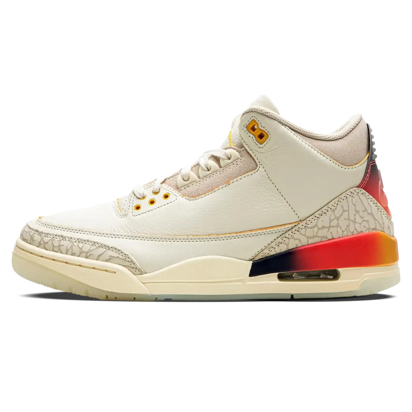 Tênis Air Jordan 3 x J Balvin "Medelin Sunset" Bege