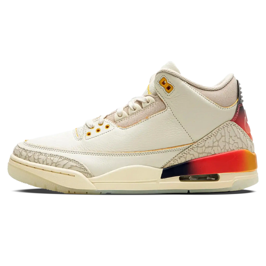 Tênis Air Jordan 3 x J Balvin "Medelin Sunset" Bege
