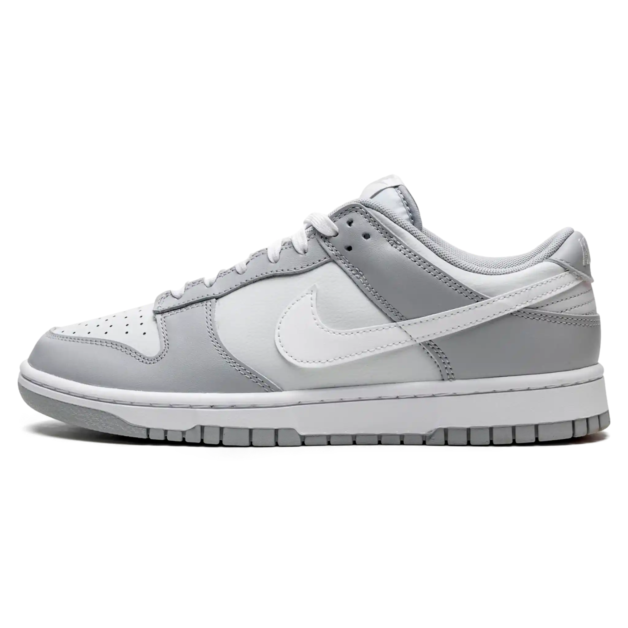 Nike dunk hot low wolf grey / university red