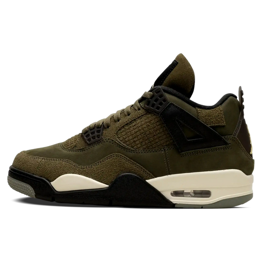 Tênis Air Jordan 4 Craft "Medium Olive" Verde