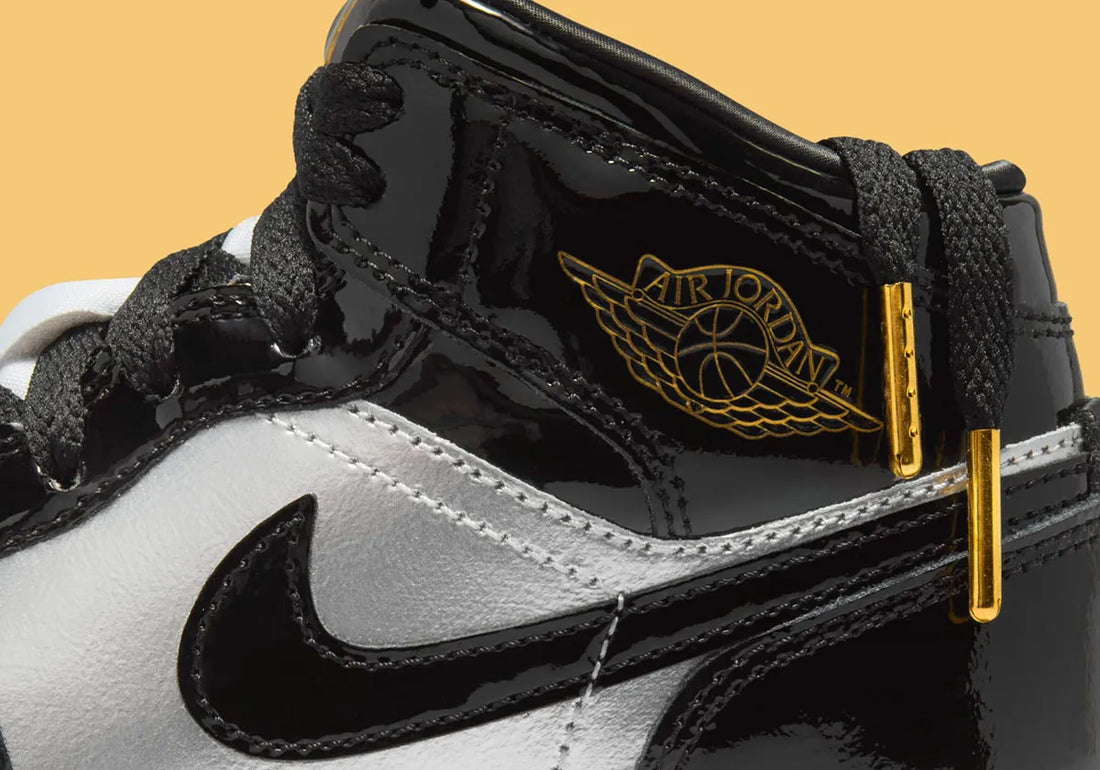 Jordan 1 Mid “Black/Metallic Gold/Metallic Silver” – aposta de estilo para as festas de 2024