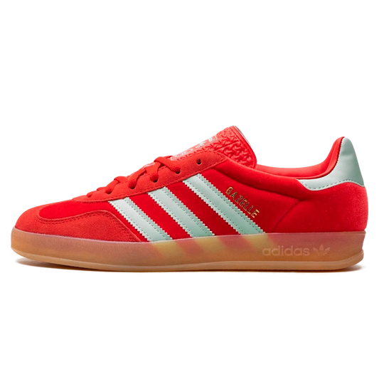 Tênis Adidas Gazelle Indoor "Velvet Pack Better Scarlet"  Vermelho