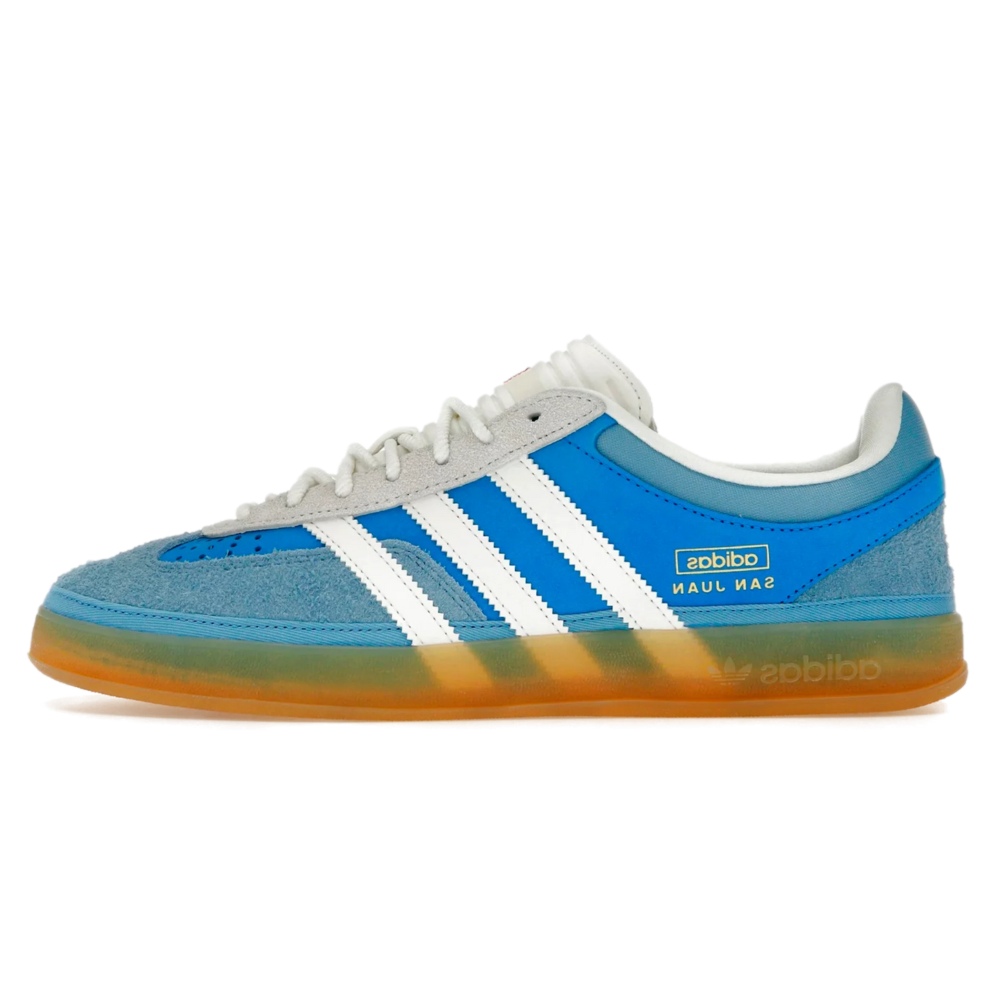 Tênis Adidas Gazelle Indoor x Bad Bunny "San Juan" Azul