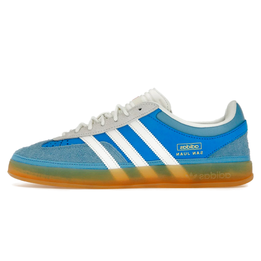 Tênis Adidas Gazelle Indoor x Bad Bunny "San Juan" Azul