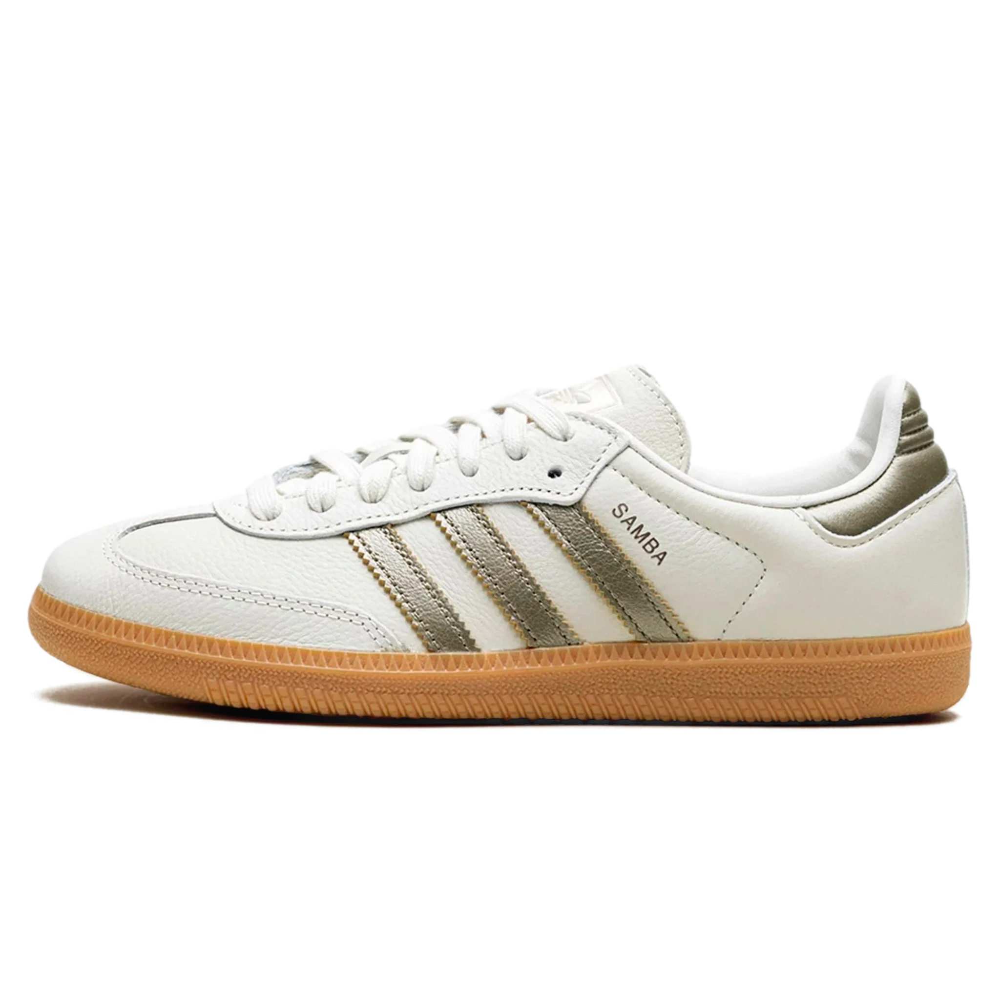 Tênis Adidas Samba OG Feminino "Cyber Mettalic" Branco