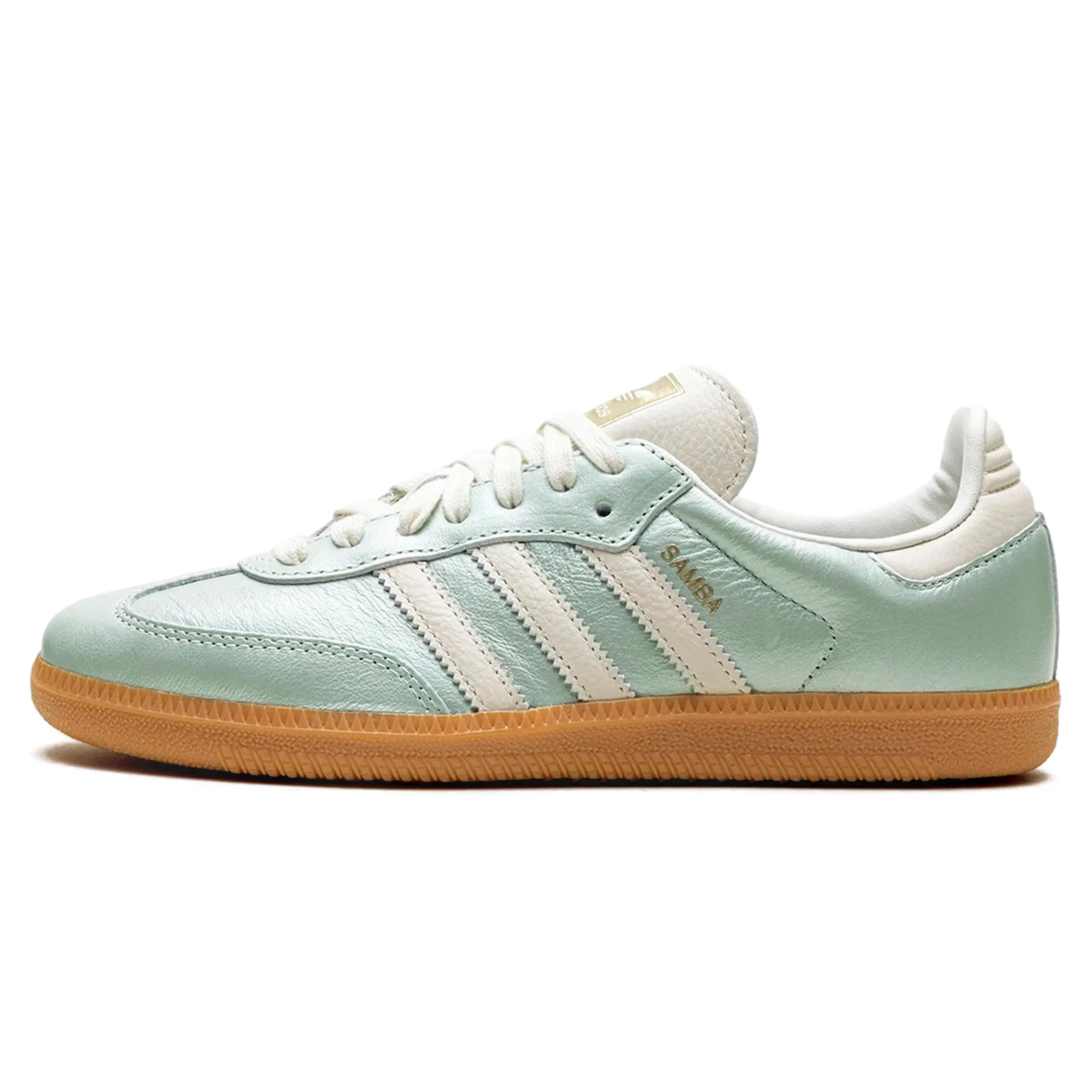 Tênis Adidas Samba OG Feminino "Cyber Mettalic" Azul