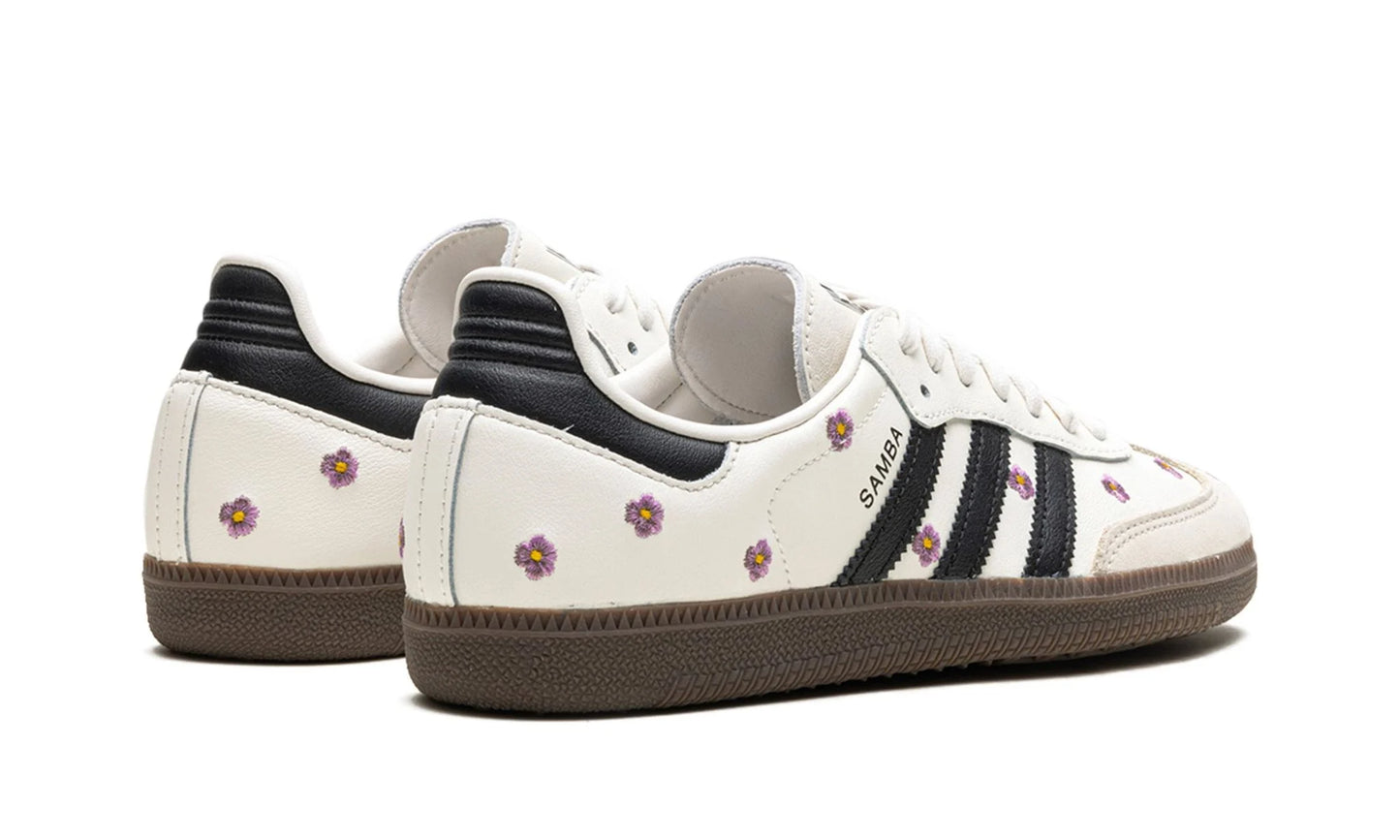 Tênis Adidas Samba OG Feminino "Purple Floral" Branco