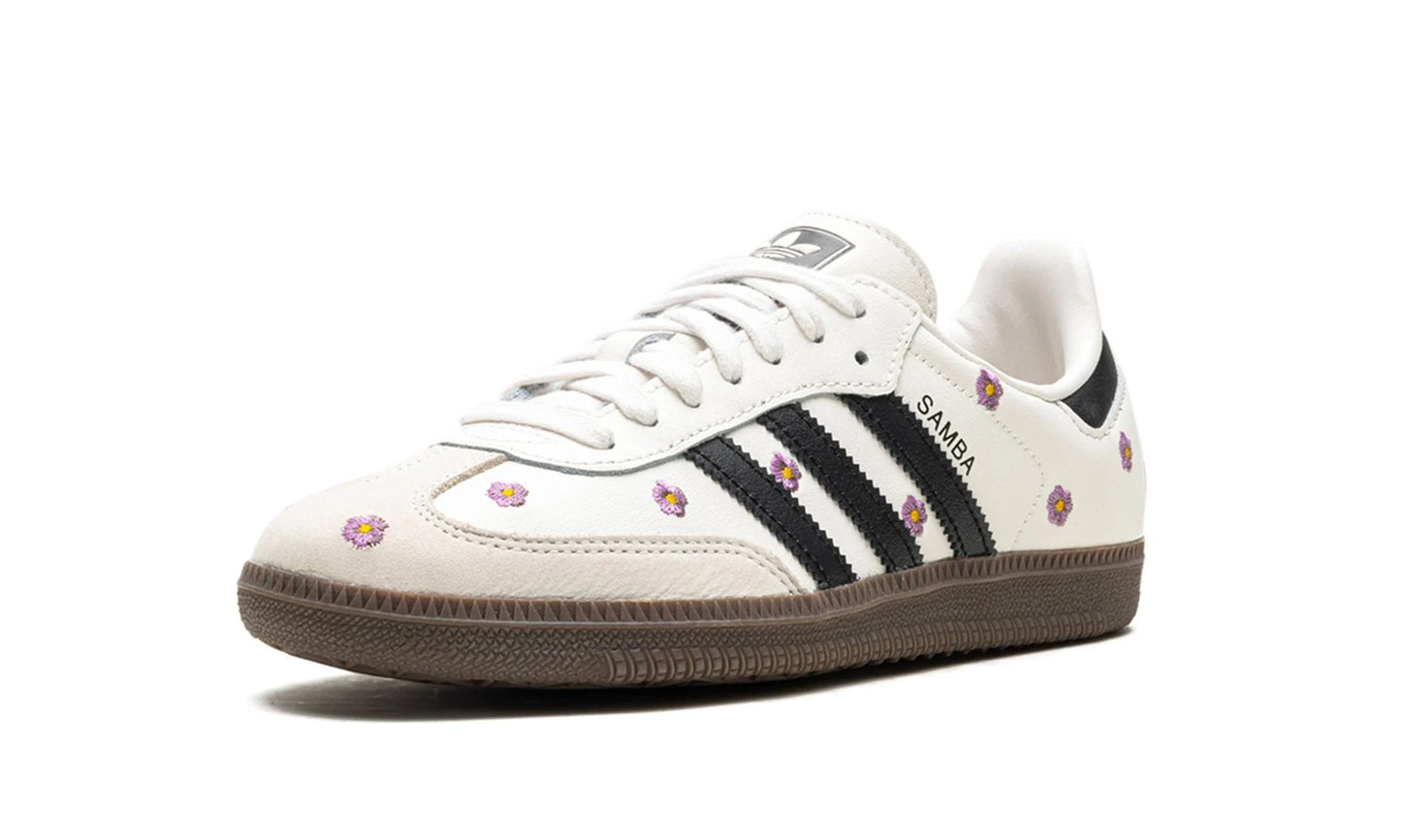 Tênis Adidas Samba OG Feminino "Purple Floral" Branco