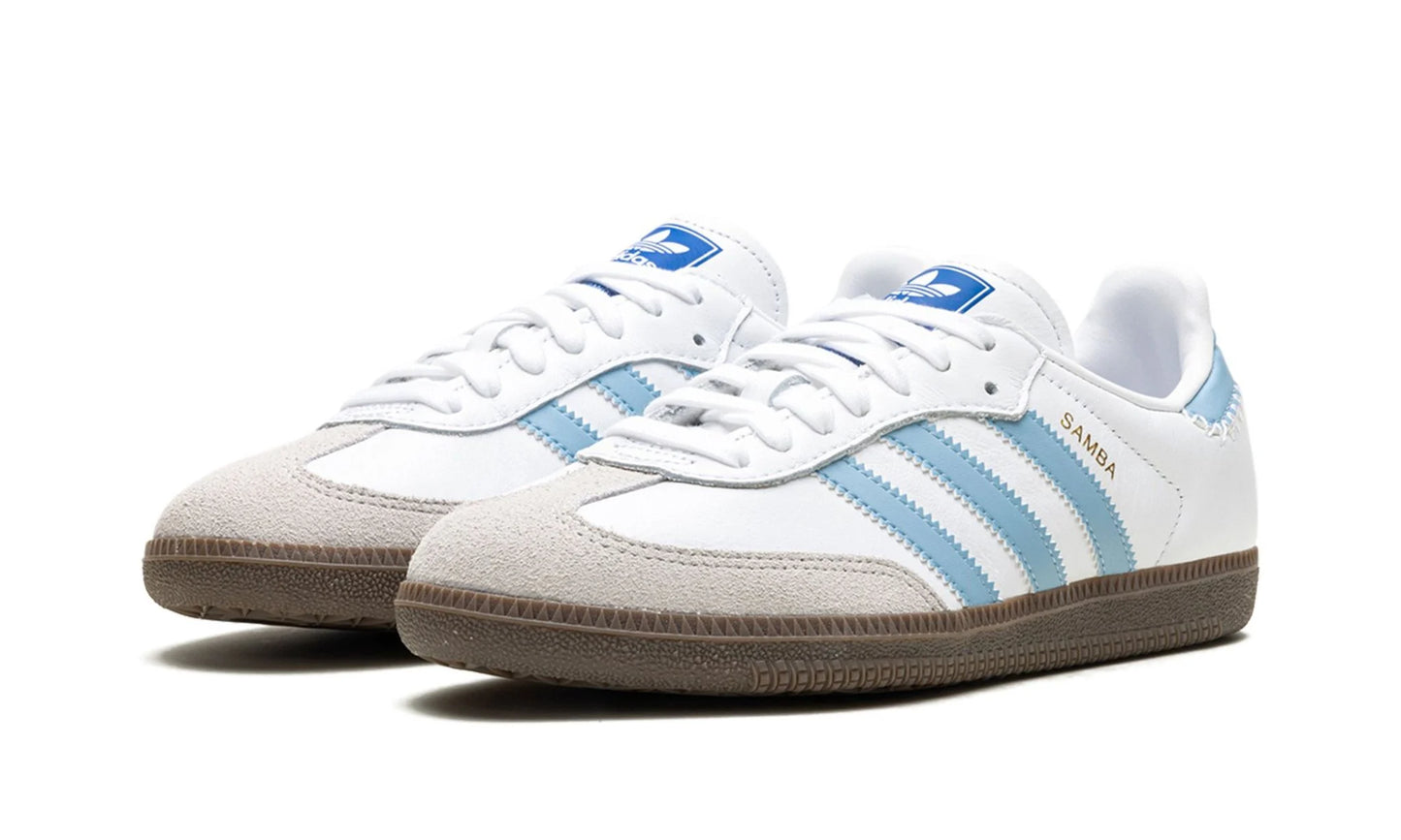 Tênis Adidas Samba OG Feminino "White Sky Blue"