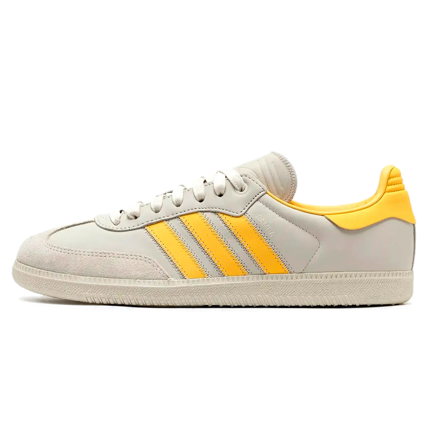 Tênis Adidas Samba x Humanrace "Bold Gold" Branco / Amarelo