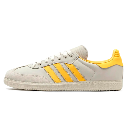 Tênis Adidas Samba x Humanrace "Bold Gold" Branco / Amarelo