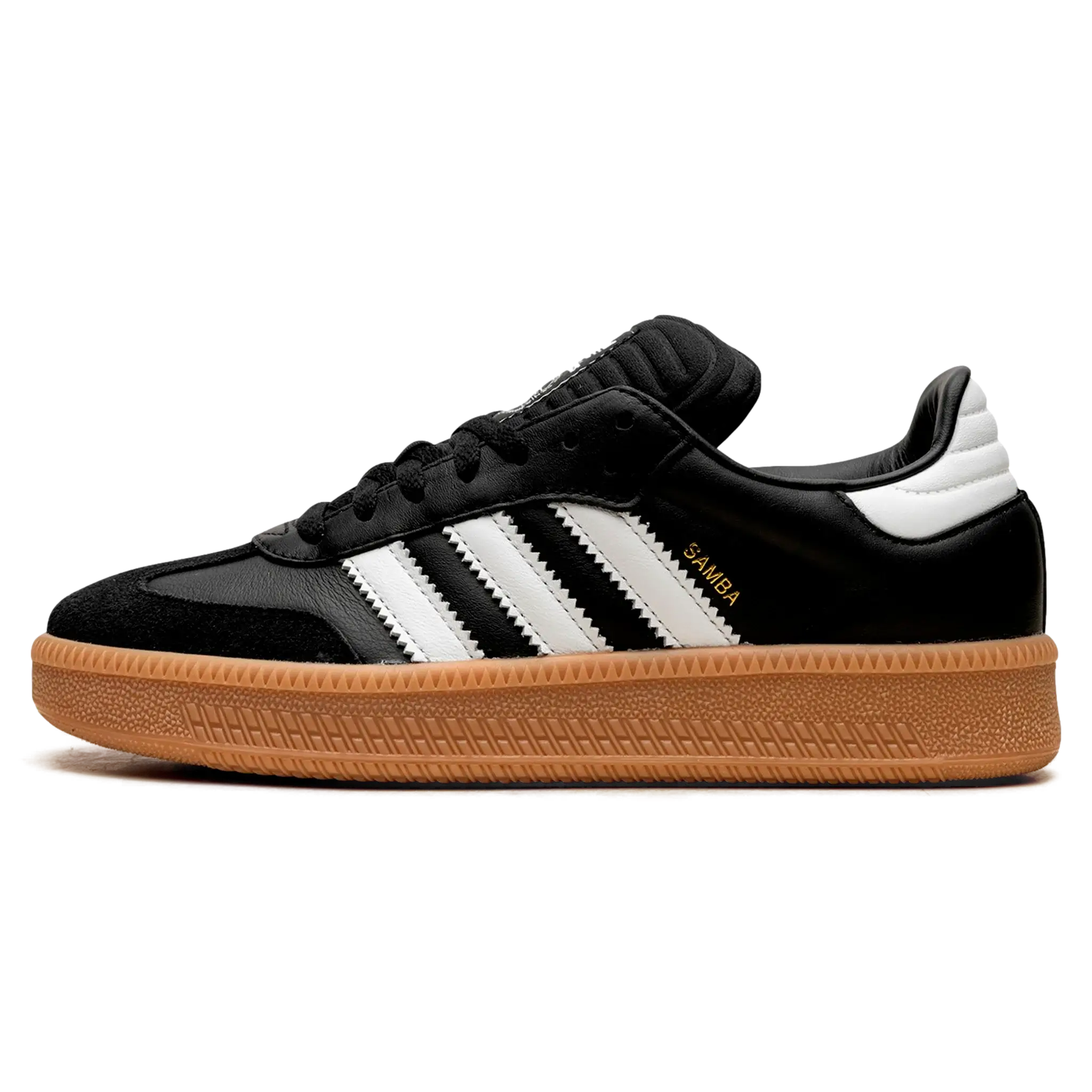 Tênis Adidas Samba XLG "Black White Gum" Preto