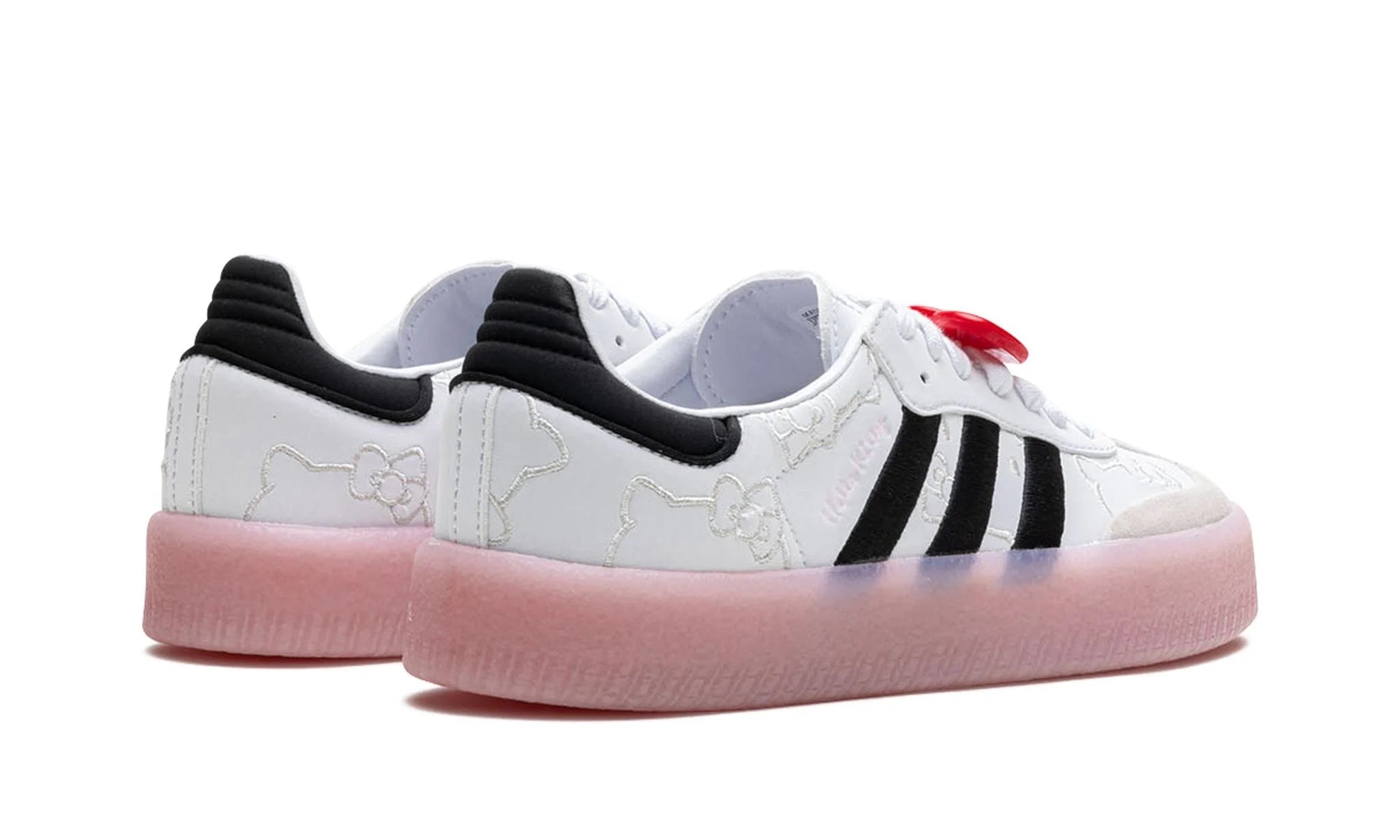 Tênis Adidas Sambae Feminino "Hello Kitty" Branco / Rosa