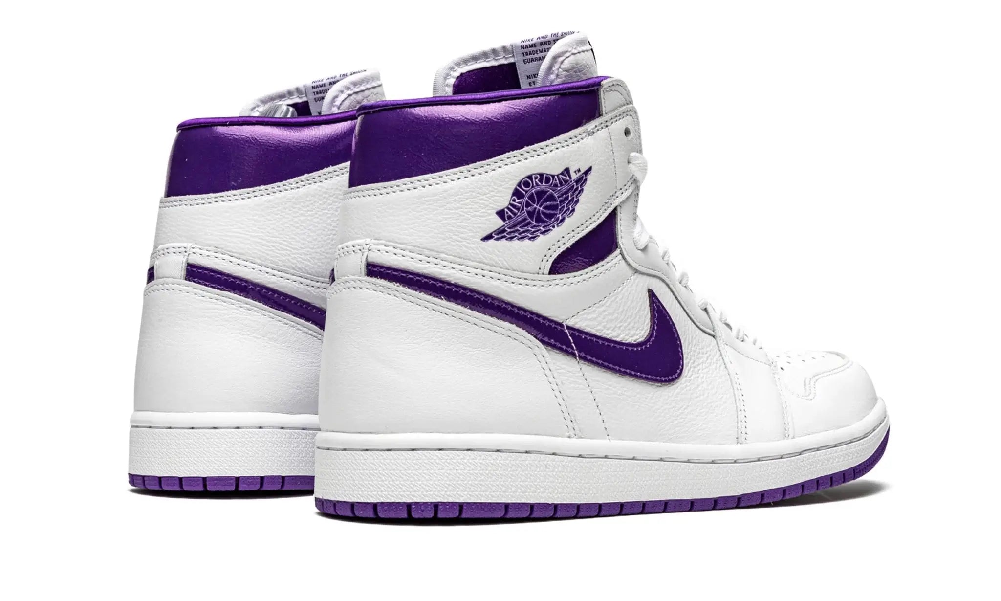 The new purple and white deals jordans