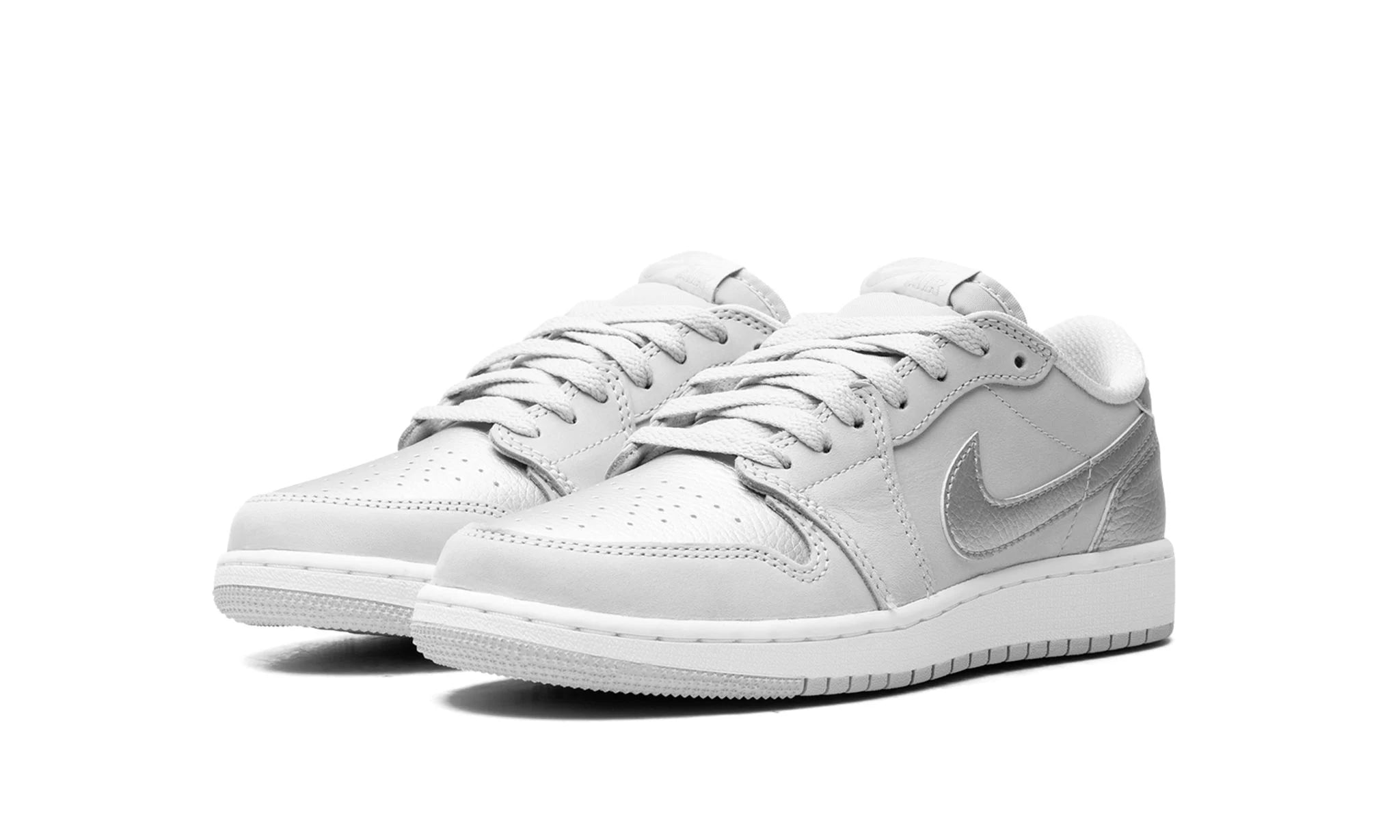 Tênis Air Jordan 1 Low Masculino "Metallic Silver" Prata