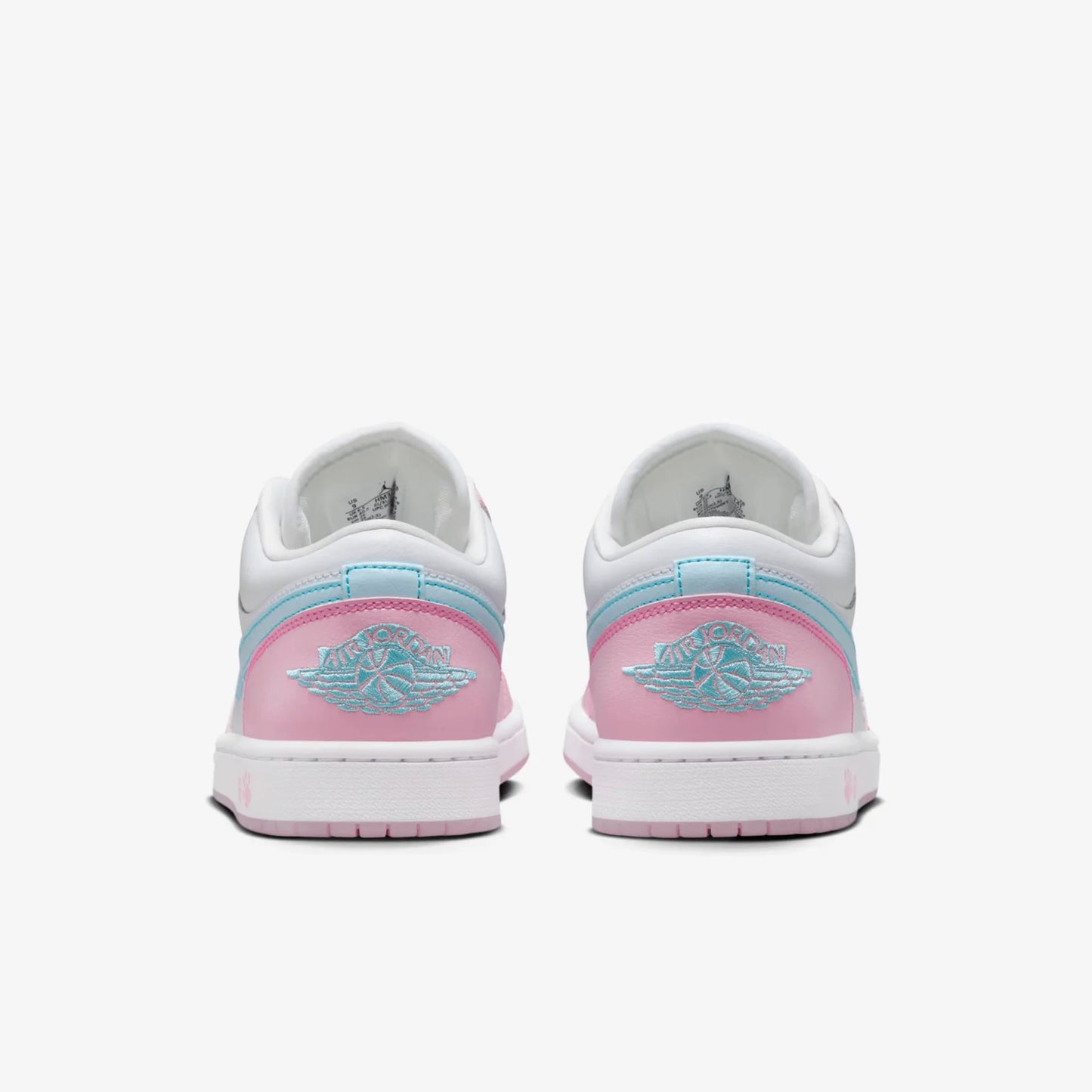 Tênis Air jordan 1 Low Feminino "Paw Print" Rosa