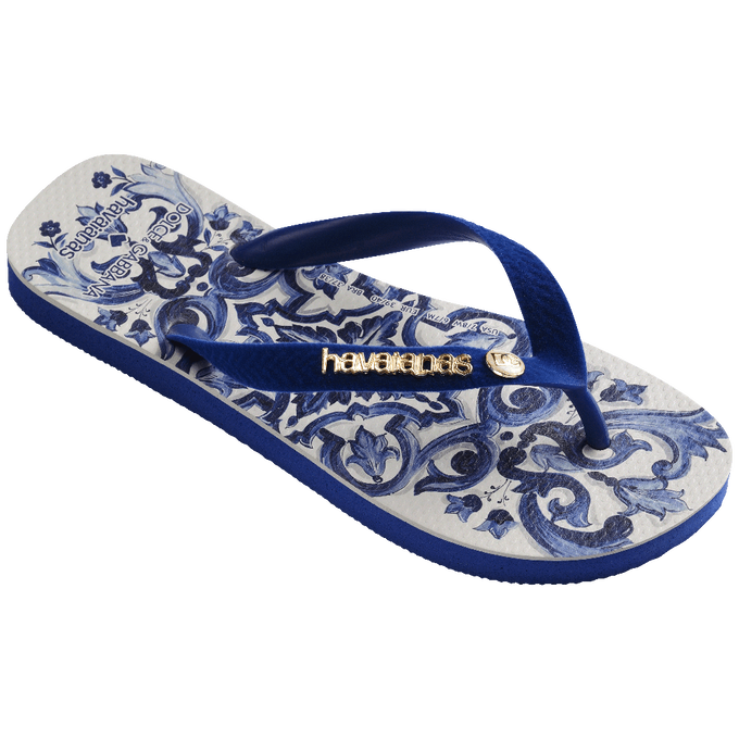 Chinelo Havaianas x Dolce & Gabanna "Blue Mediterraneo" Azul