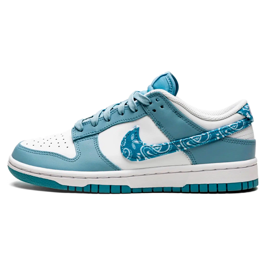 Tênis Nike Dunk Low Feminino "Blue Paisley" Azul / Branco