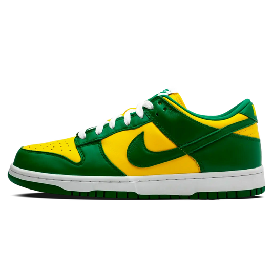Tênis Nike Dunk Low "Brazil" Verde / Amarelo