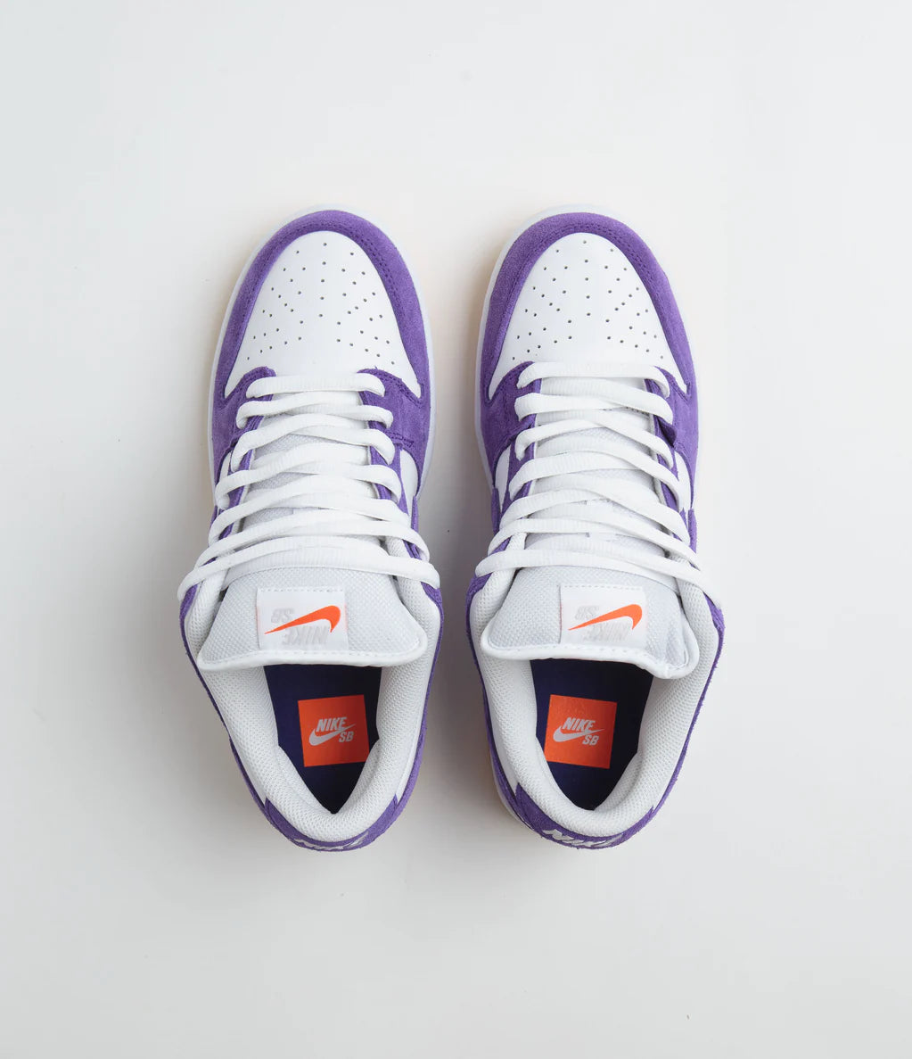 Tênis Nike Dunk Low SB Orange Label "Court Purple" Roxo
