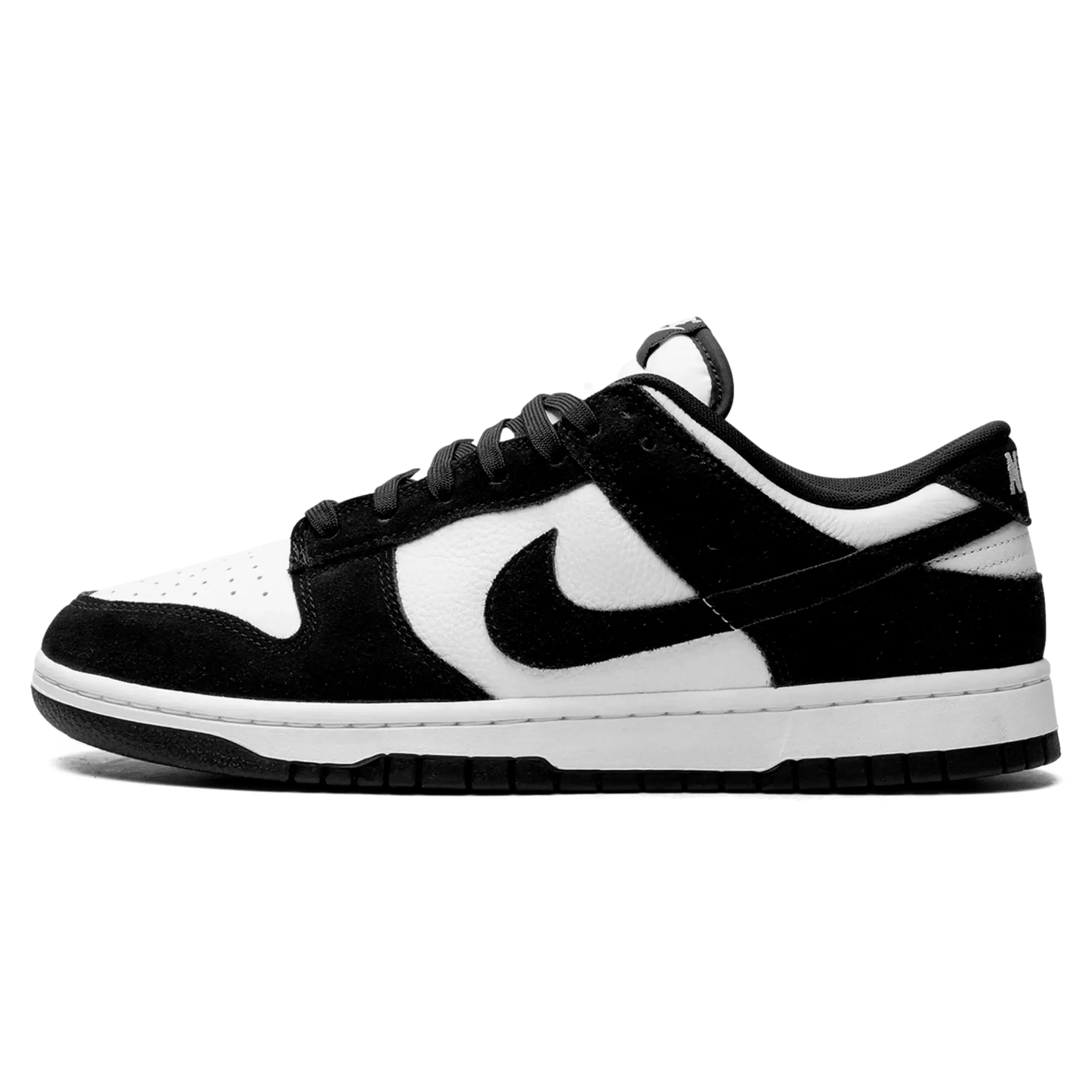 Tênis Nike Dunk Low "Suede Panda" Preto / Branco