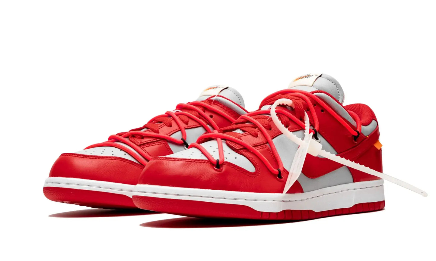 Tênis Nike Dunk Low x Off-White "University Red" Vermelho