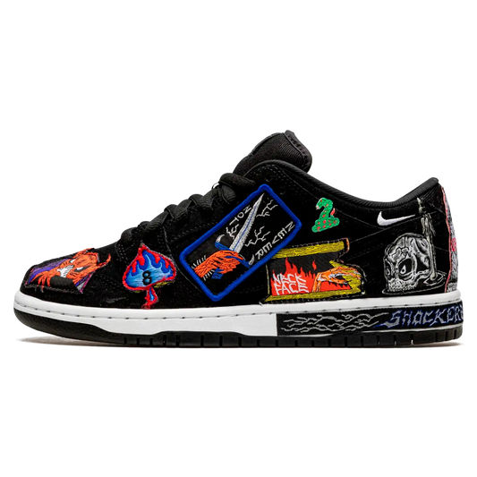 Tênis Nike Dunk Low SB "Neckface" Preto