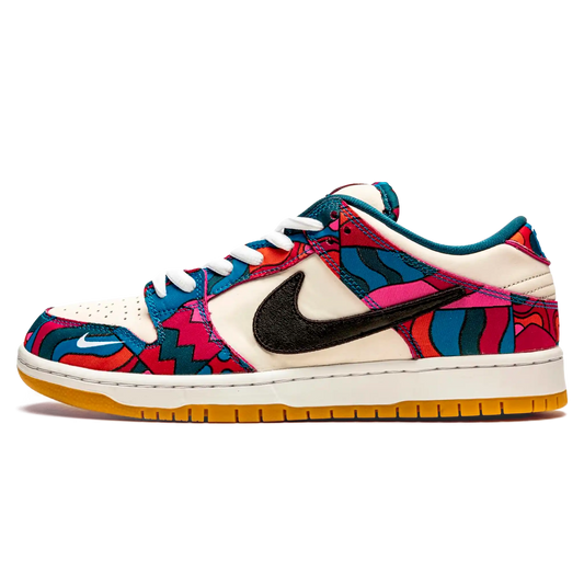 Tênis Nike Dunk Low SB x Parra "Abstract Art" Colorido